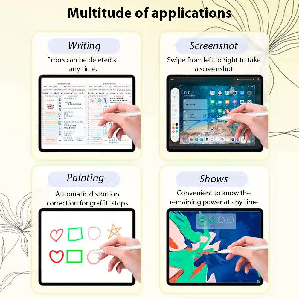 Lápiz óptico Universal para Android Ios, Windows, Ipad, con adsorción magnética, accesorio para tableta, Huawei, Xiaomi, Samsung