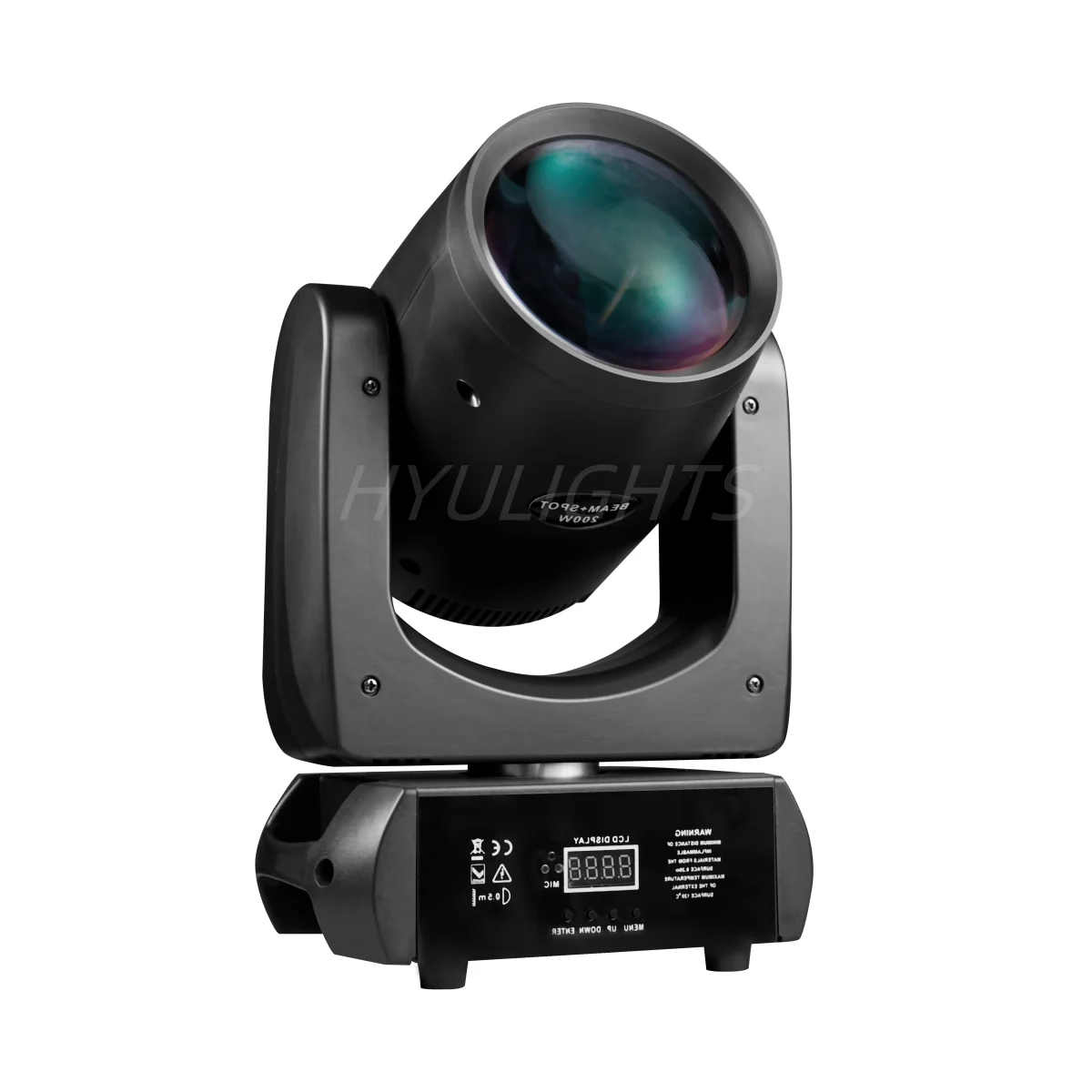 2PCS 200W Mini BEAM SPOT LED Moving Head Beam&Spot 24 Rotating Prisms 14 Gobos 11Color Wheel Strobe Wash DJ Stage lights
