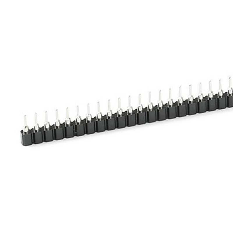 10 ชิ้น/ล็อต 40P หญิง 1x40 Pin 2.54 รอบหญิง Pin Header Connector 1*40 รูเดี่ยวแถวอินไลน์เข็มที่นั่งแถว
