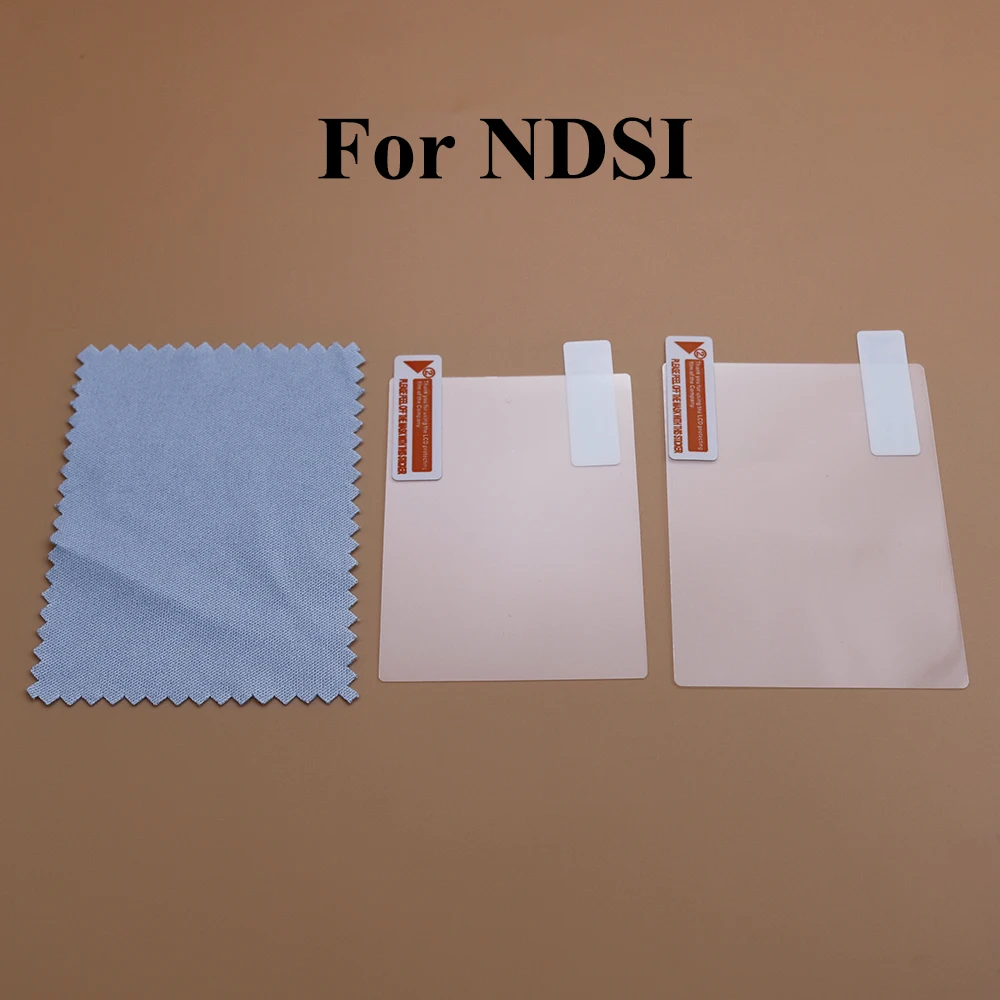 Top Bottom Clear Protective Film For Nintend NDS DSi NDSi XL LL NDSL DS Lite LCD Screen Protector Skin With packaging