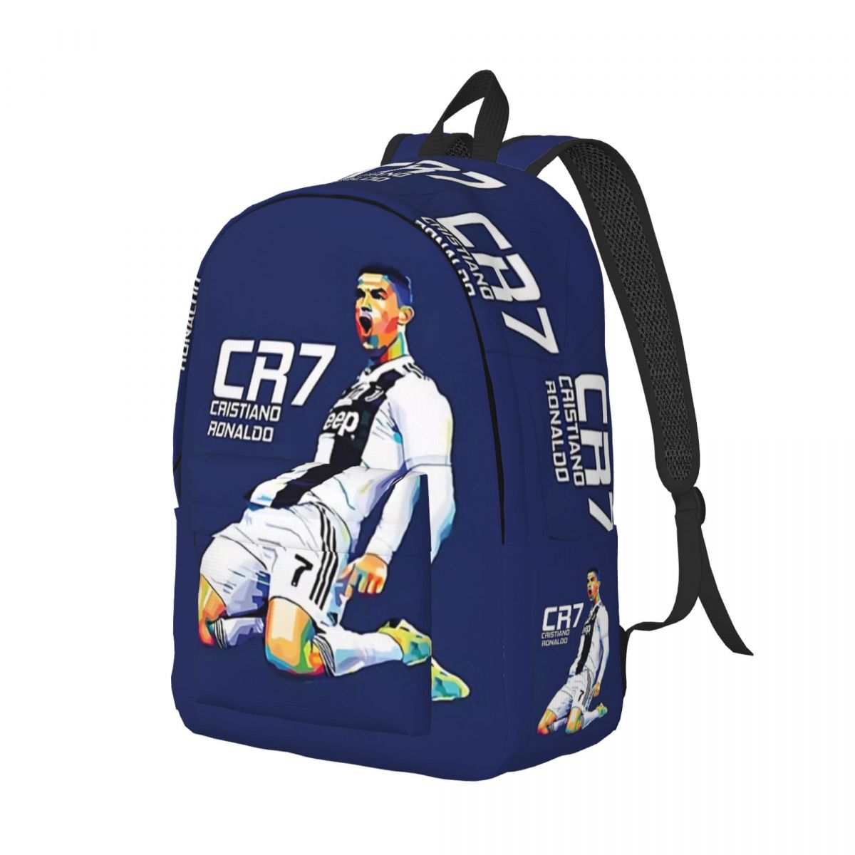 Cristiano Ronaldo Celebrates Fashionable and versatile backpack, suitable for both men and women, showcasing individual charm.