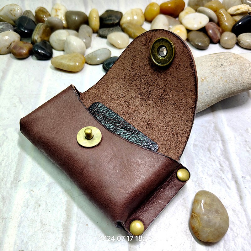 小さな革のウエストバンド,運転免許証のケース,ベルトバッグ,財布,カードホルダー,手作り,mhf