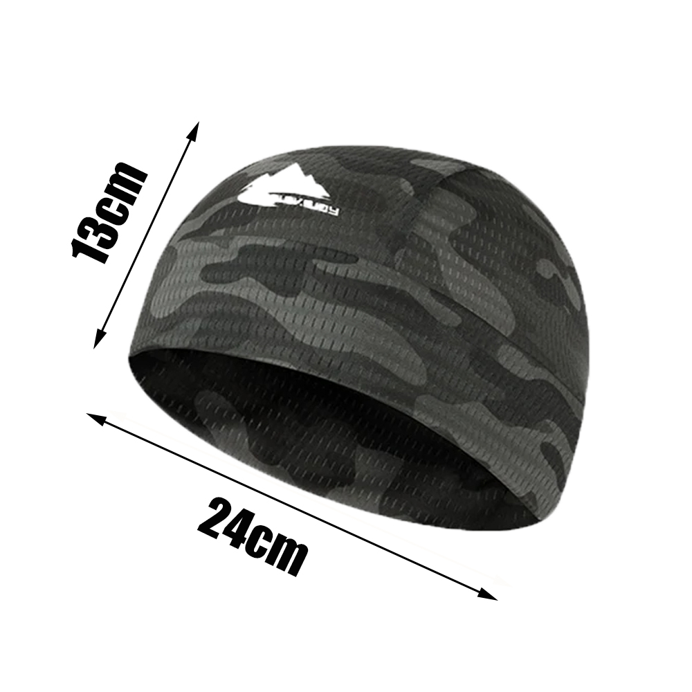 Gorro de calavera refrescante, forro para casco, transpirable, absorbe el sudor, deportes de ciclismo, gorro para correr, cómodo gorro para senderismo al aire libre, gorro de secado rápido
