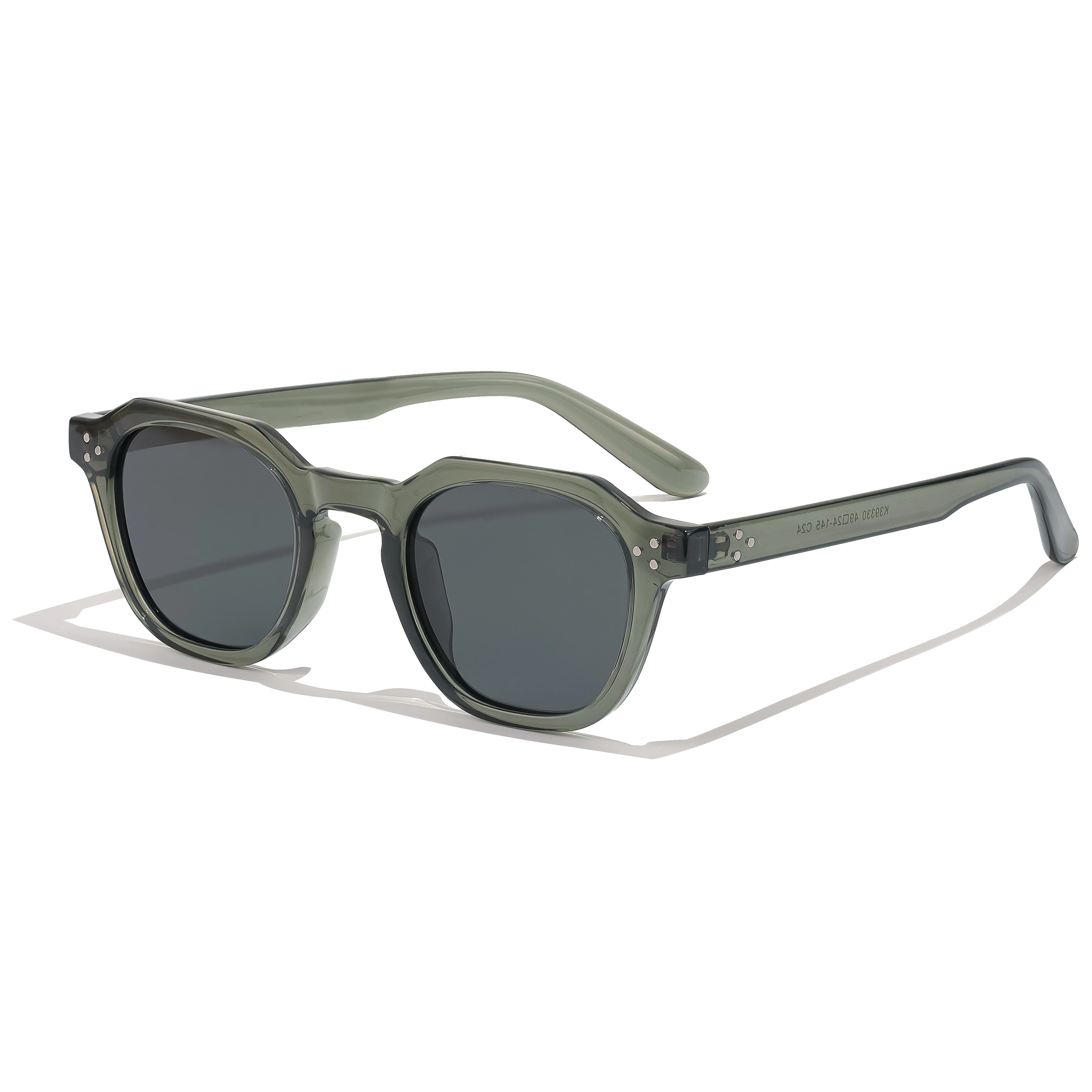 CATERSIDE Retro Polarized Sunglasses Men Ultralight TR90 Frame Polygon Women Sun Glasses Outdoor High Quality Travel  Eyewear