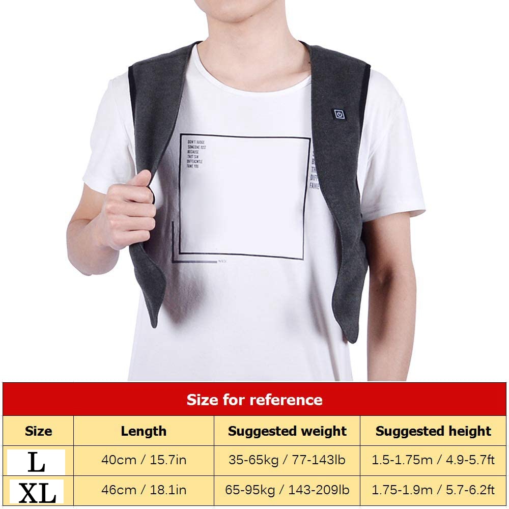 Chaleco calefactable de alta calidad para hombre, chaquetas eléctricas con calefacción de grafeno, chaqueta acolchada con calefacción USB, otoño e invierno