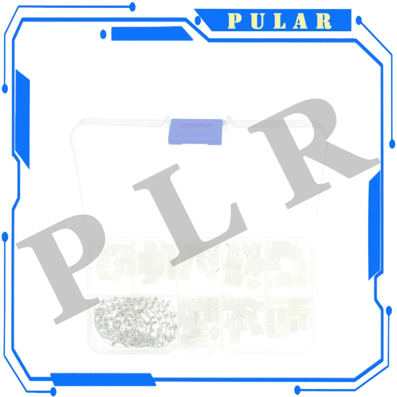 230 piezas 2/3/4/5p Kit de terminales de pines macho y hembra cabezal de carcasa PLR JST XH-2.54 adaptador de conectores de 4 valores
