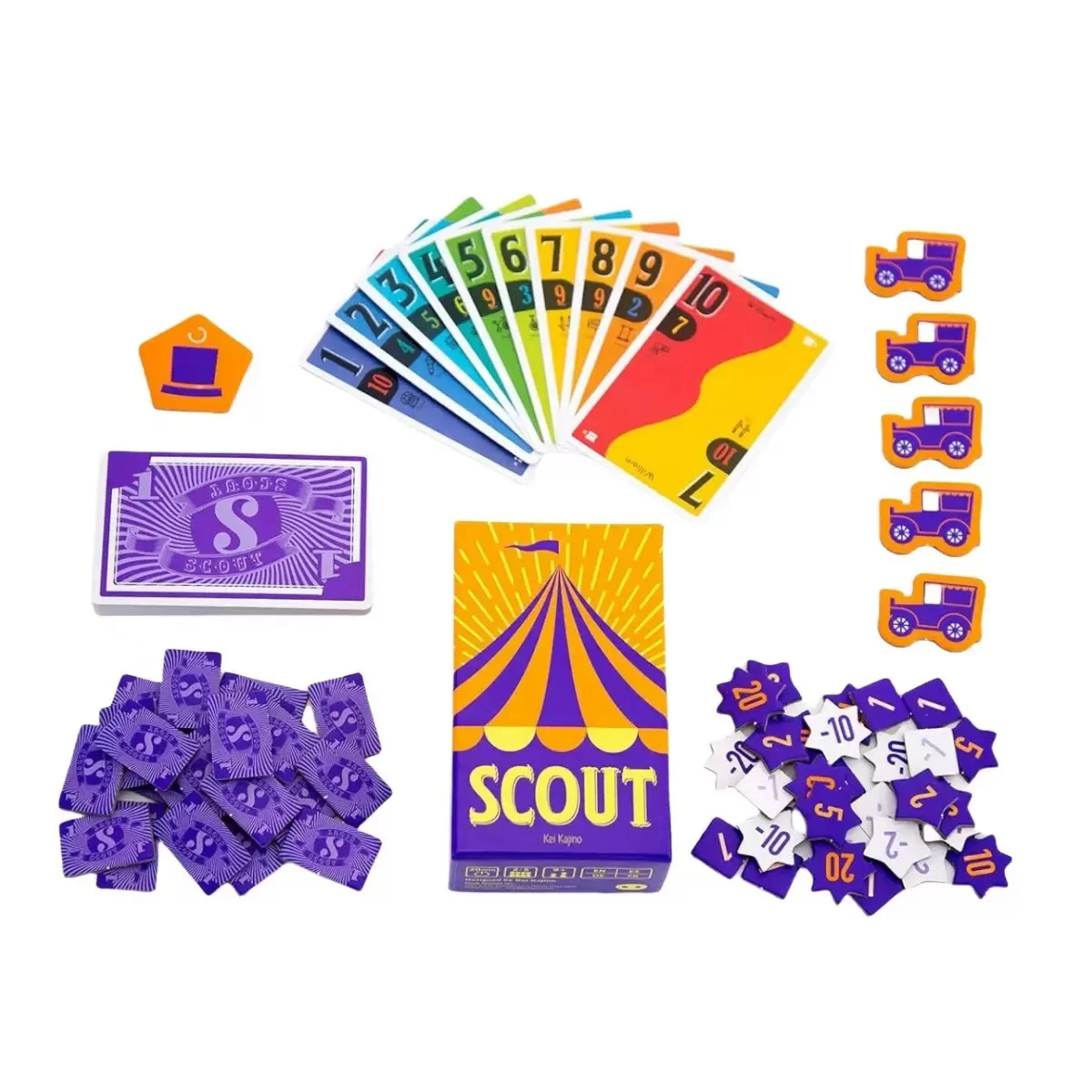 Jogo de cartas Scout Jogo de tabuleiro Circus Scout Baralho de cartas de pôquer para 2 a 5 pessoas para festa