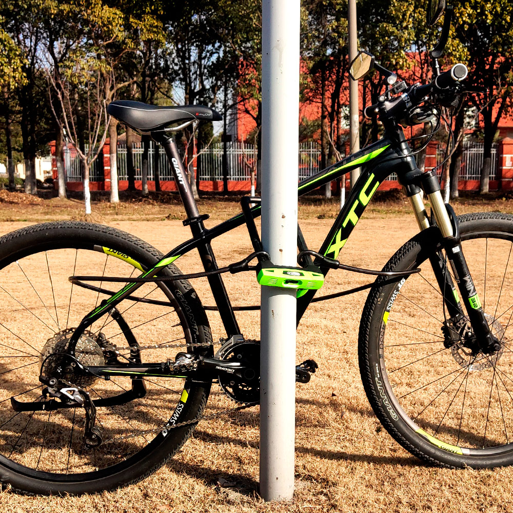 Bloqueio de veículo elétrico motocicleta anti-roubo braçadeira anti-hidráulica bicicleta grande porta de vidro com bloqueio em U
