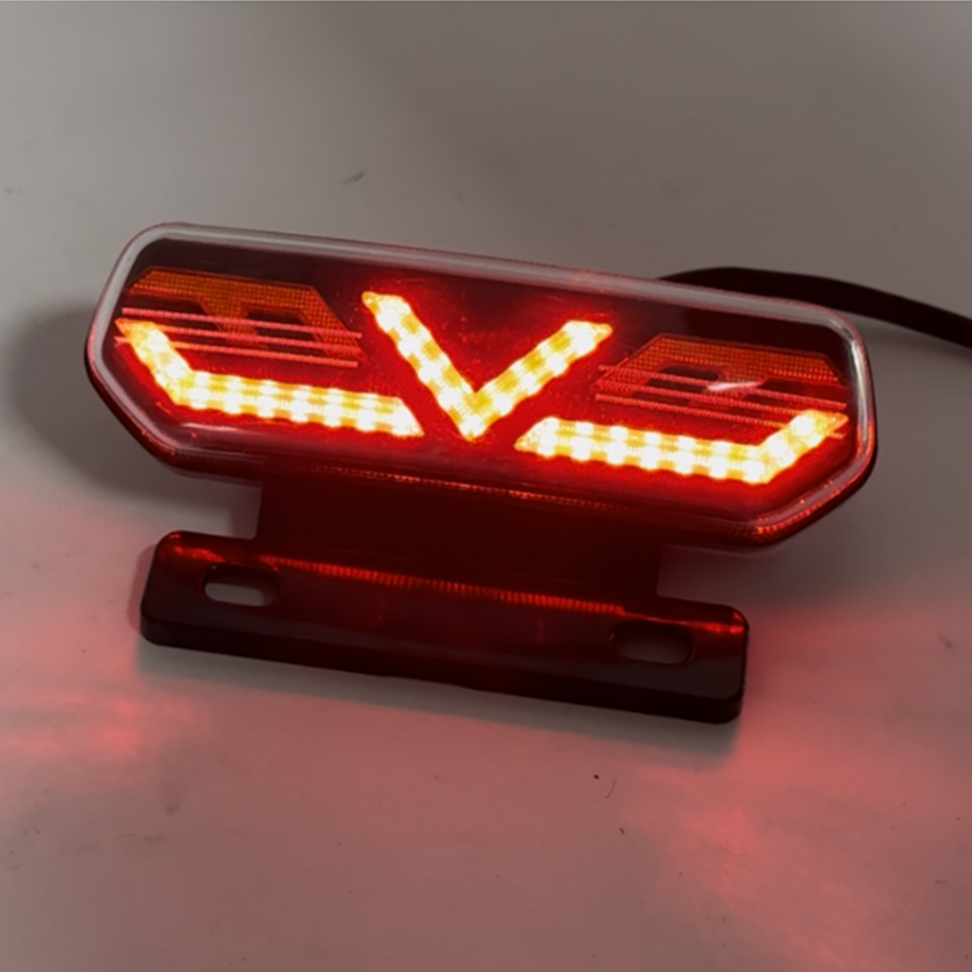 Motorcycle Rear LED Brake Light ATV 12V Tail Light Motorbike Stop Turn Signal Direction Indicator Blinker Motocross Accessories