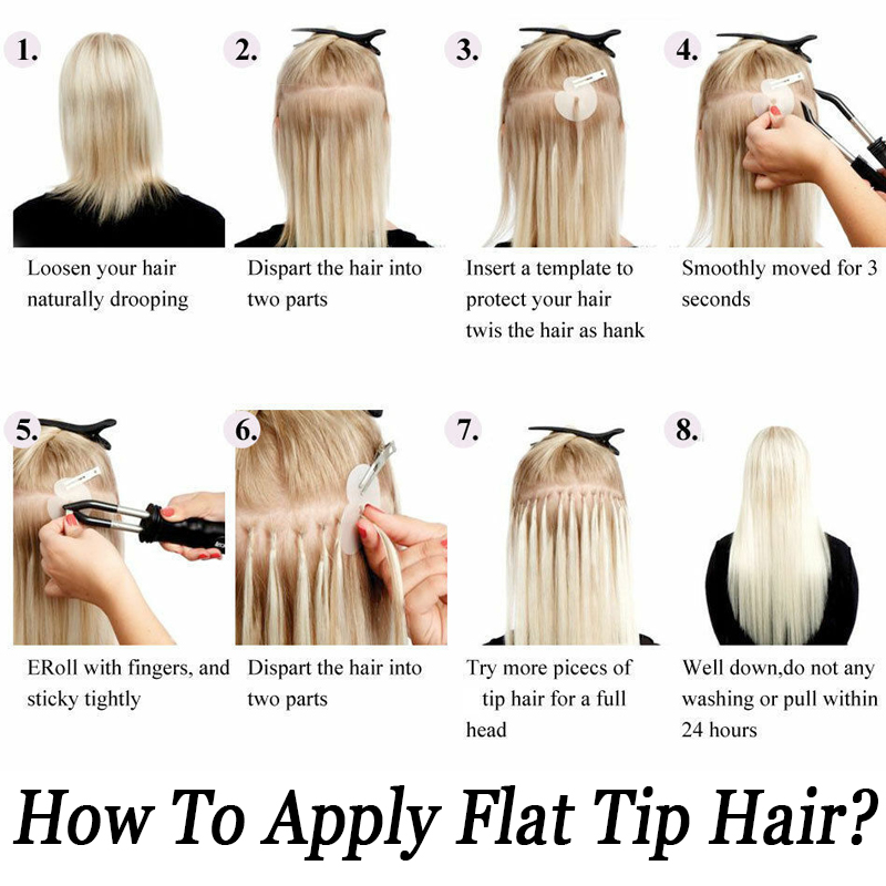 ストレートヘアフラットチップヘアエクステンションナチュラルリアルヒューマンフュージョンヘアエクステンションセットケラチンカプセルブラウンブロンドカラー 30 インチ