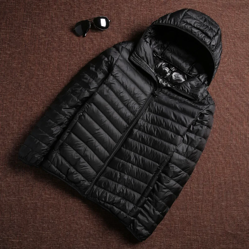Koreaanse Mode Casual Ultralicht Met Capuchon Inpakbaar Water En Windbestendige, Ademende Donsjas 6 Kleuren Heren Pufferjacks Heren Heren