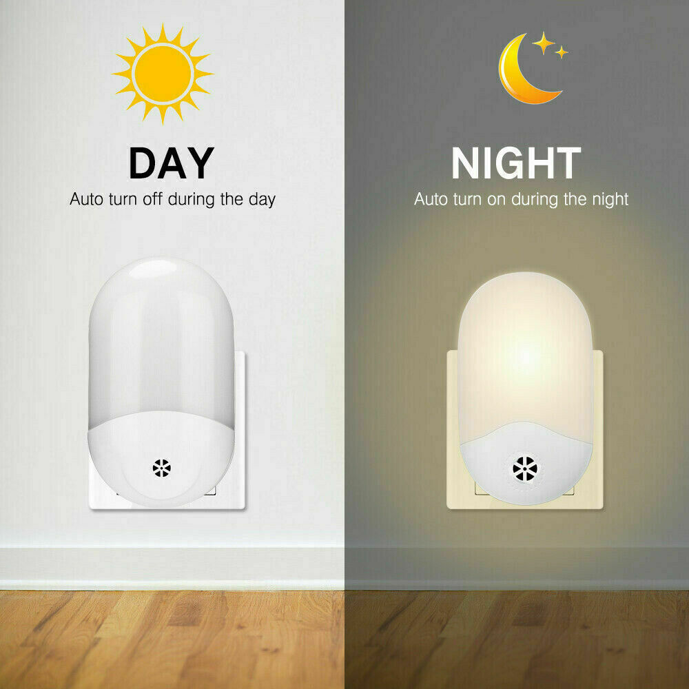 LED Pir Bewegungs sensor Nachtlicht Badezimmer Licht Glühbirne Schlafzimmer uns uk EU Plug Home Nachttisch lampe weiß smart