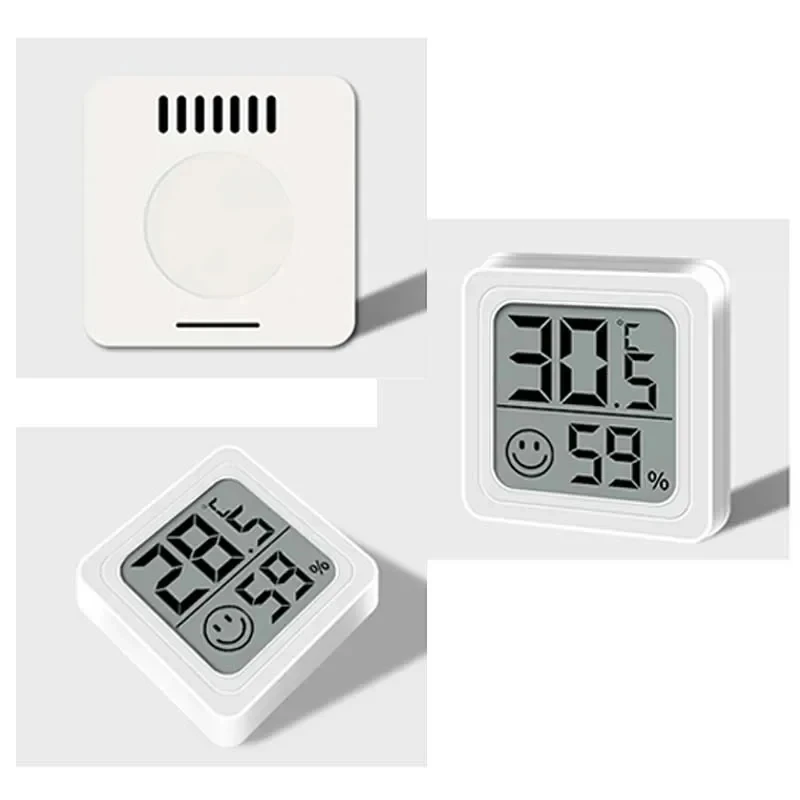 Mini LCD Digitale Thermometer Hygrometer Binnenkamer Langdurige Batterij Temperatuur-vochtigheidsmeter Sensormeter Weerstation
