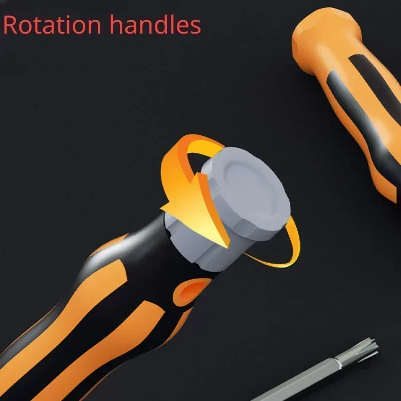 2025 new 12 In 1 Screwdriver Set Cross Flat Shaped Screwdriver Head Multifunctional Precision Handheld Maintenance Tool