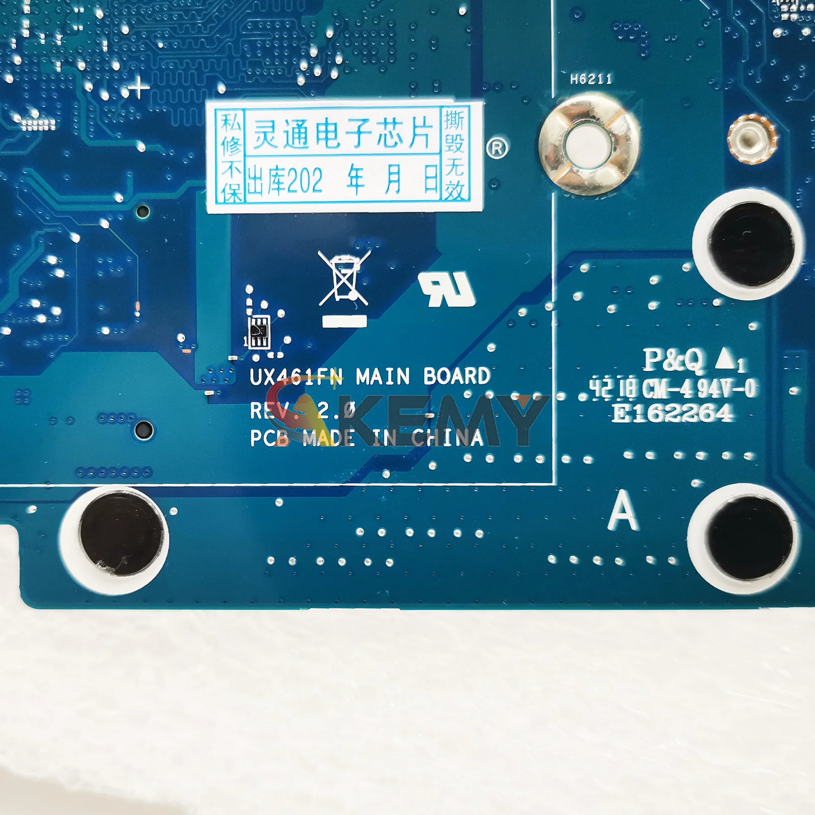 UX461FA Motherboard Laptop UNTUK ASUS ZenBook TP461UA TP461UN UX461 UX46UA UX46UN Mainboard dengan I3 I5 I7 CPU 100% Tes OK Stk