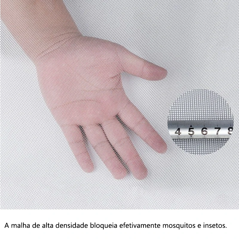 Tela de Janela de Grande Tamanho DIY, à Prova de Animais e Resistência a Mosquitos/Insetos, Adequada para Varandas, Jardins e Mais