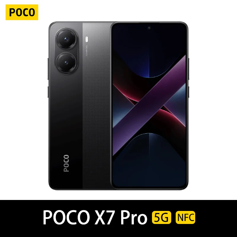 Versione globale POCO X7 Pro 5G Smartphone Dimensity 8400-Ultra 90W HyperCharge 6000mAh Batteria 50MP Fotocamera NFC IP68 1.5K 120Hz