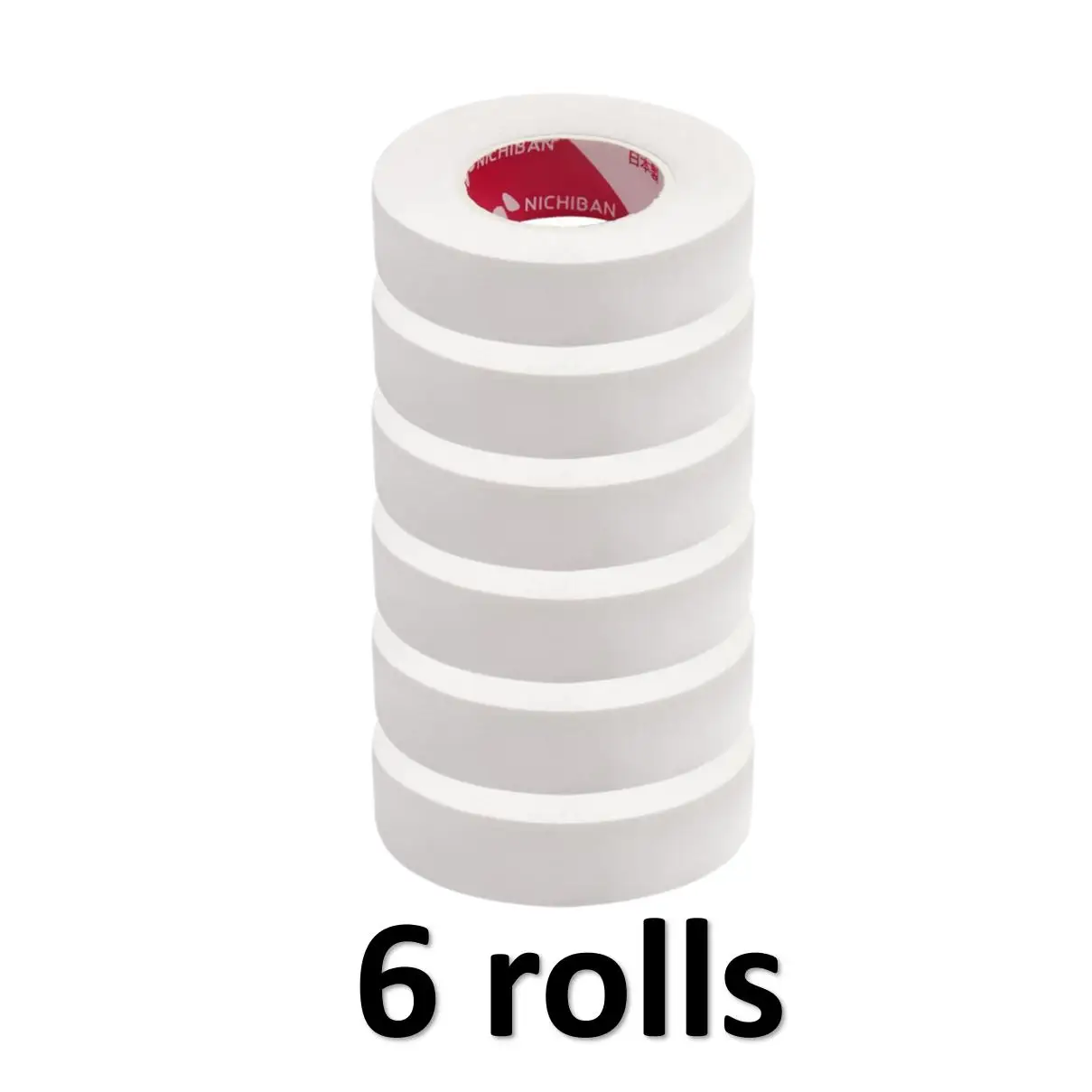 3/6 rollos de cinta aislante japonesa para extensión de pestañas sin pelusa debajo de los ojos almohadillas transpirables cinta no tejida parche de papel para pestañas