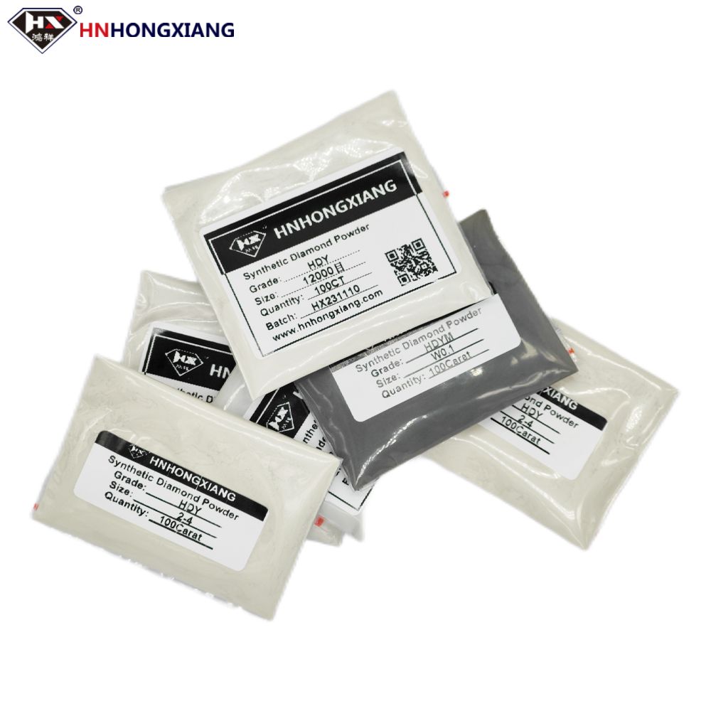 Diamante sintético e polimento, Pó de mícron de diamante, 20g, 60000 Mesh, polimento esmeralda