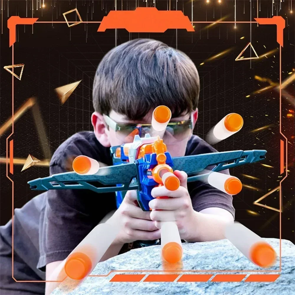 100/200 stücke für Nerf-Kugeln Eva 7,2 cm weißer leuchtender Weich kugel hohlloch kopf für Nerf-Spielzeug pistolen zubehör für Nerf-Blaster