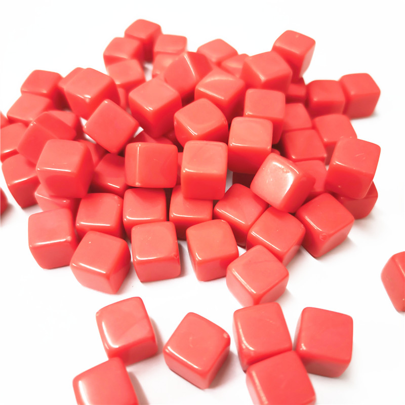 100 Cái/bộ Đồng Màu Vàng Đen Trống Vuông Góc Acrylic Xúc Xắc Cờ Góc Lưới Lọc 8MM Cube Cho board Game