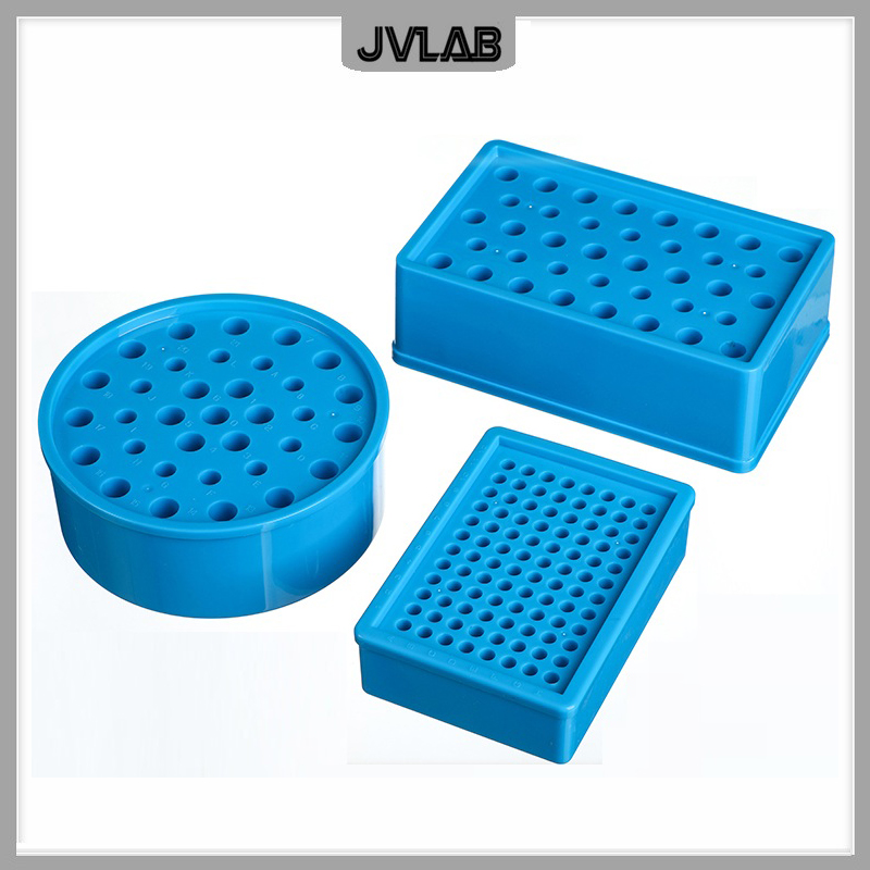 PCR-Tủ Mát PCR Phụ Kiện Vòng Đa Năng Nhiệt Độ Thấp PCR Giá Đỡ Với Chất Lỏng Cho 1.5Ml/2Ml Làm Mát máy Ly Tâm Ống Hộp