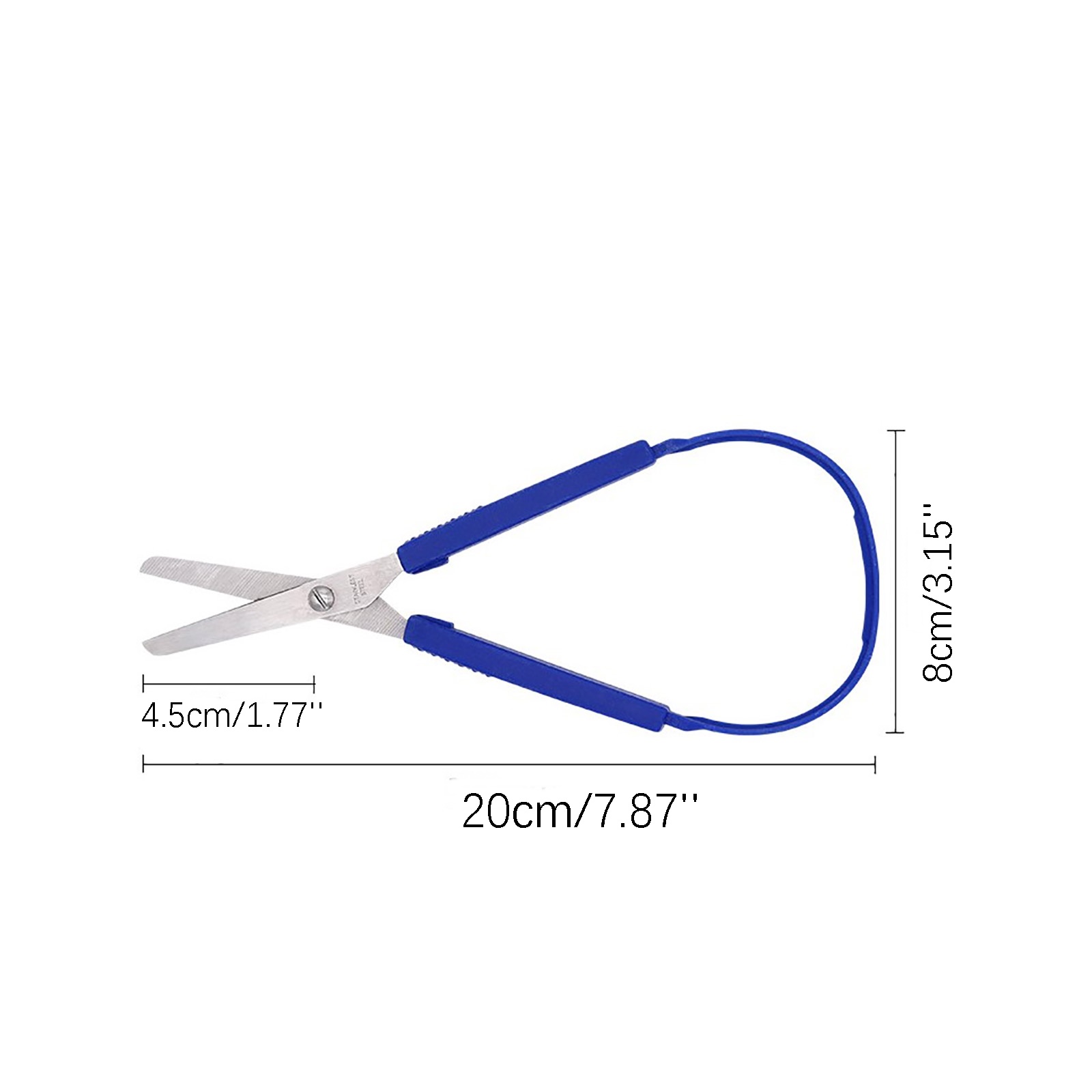 2022ใหม่ Mini ห่วงเหล็กสแตนเลสกรรไกร Adaptive การออกแบบที่มีสีสัน Grip Scissor DIY Art Craft เครื่องมือตัด Tijeras Circulares