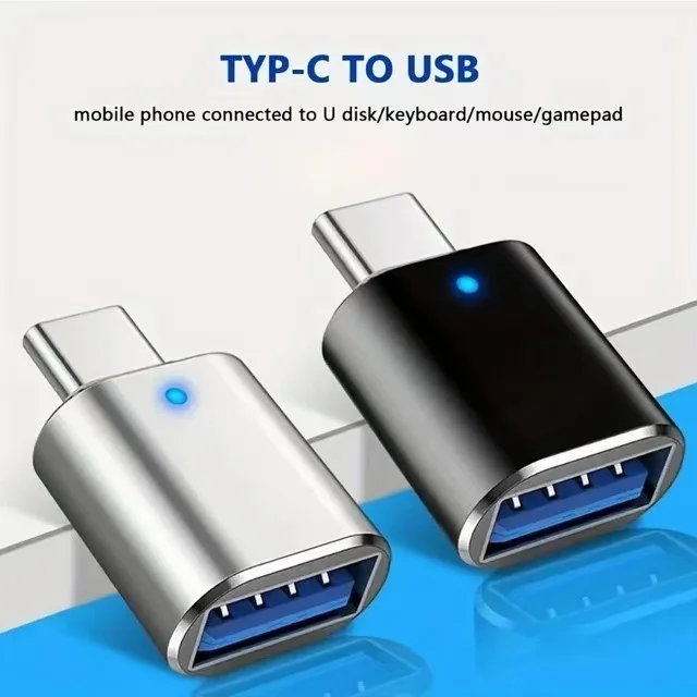 2 uds adaptador OTG tipo C a USB3.0 conector adaptador OTG tipo C OTG Conventer para Macbook Pro Xiaomi Huawei lector de unidad Flash