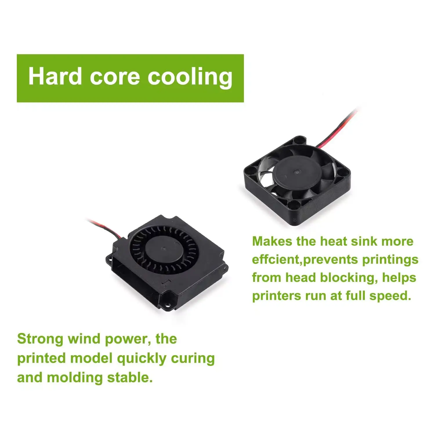 CREALITY Original 4010 Fans DC 24V Extruder Hot End Fan and DC 24V Turbo Fan for Creality Ender 3 / Ender 3 Pro 3D Printer