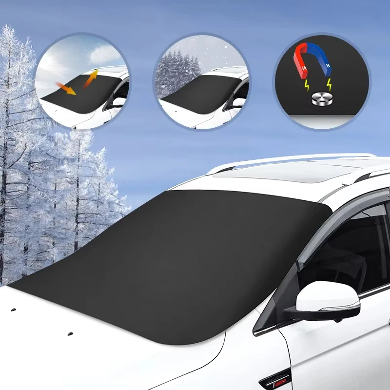 Samochodowa zimowa osłona przeciwsłoneczna Półpokrowiec Automatyczna osłona Przednia szyba Ochrona przeciwsłoneczna Izolacja cieplna Osłona przeciwśnieżna Ochrona przed mrozem Pokrowiec samochodowy