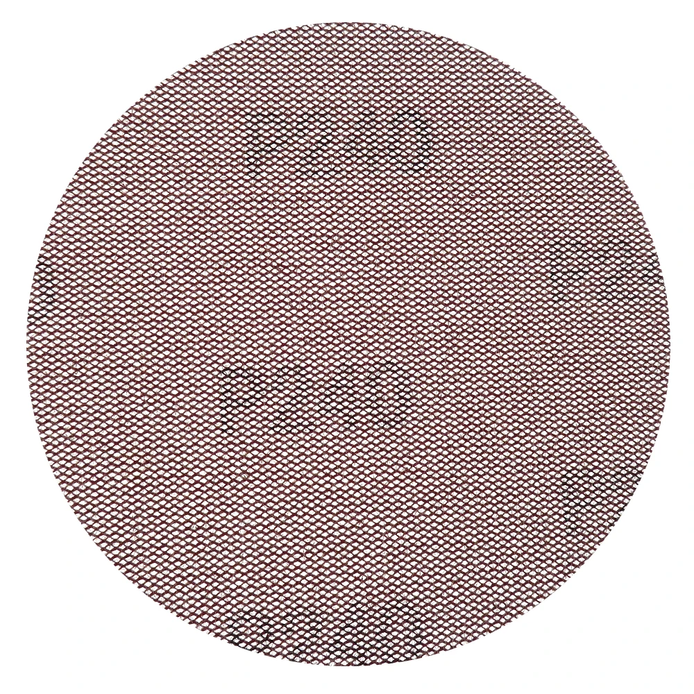 10 ชิ้น 5 นิ้ว 125 มิลลิเมตรแผ่นขัดตาข่าย Hook & Loop Abrasive Dust Free Disc Anti - Blocking Sharp บดกระดาษทรายสําหรับเฟอร์นิเจอร์ไม้