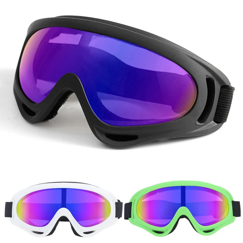 Gogle narciarskie Kolarstwo Motocyklowe gogle wiatroszczelne Przeciwmgielne UV400 Snowboard Gogle śnieżne Zimowe sportowe okulary narciarskie na świeżym powietrzu