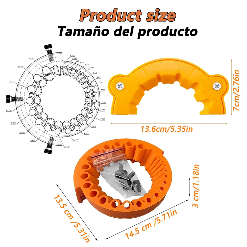 Multipurpose Drill Bit Grinding Sharpener Polishing Grinding Tool 125mm Angle Grinder Powered Tool Parts For 2-13mm Drill Bits