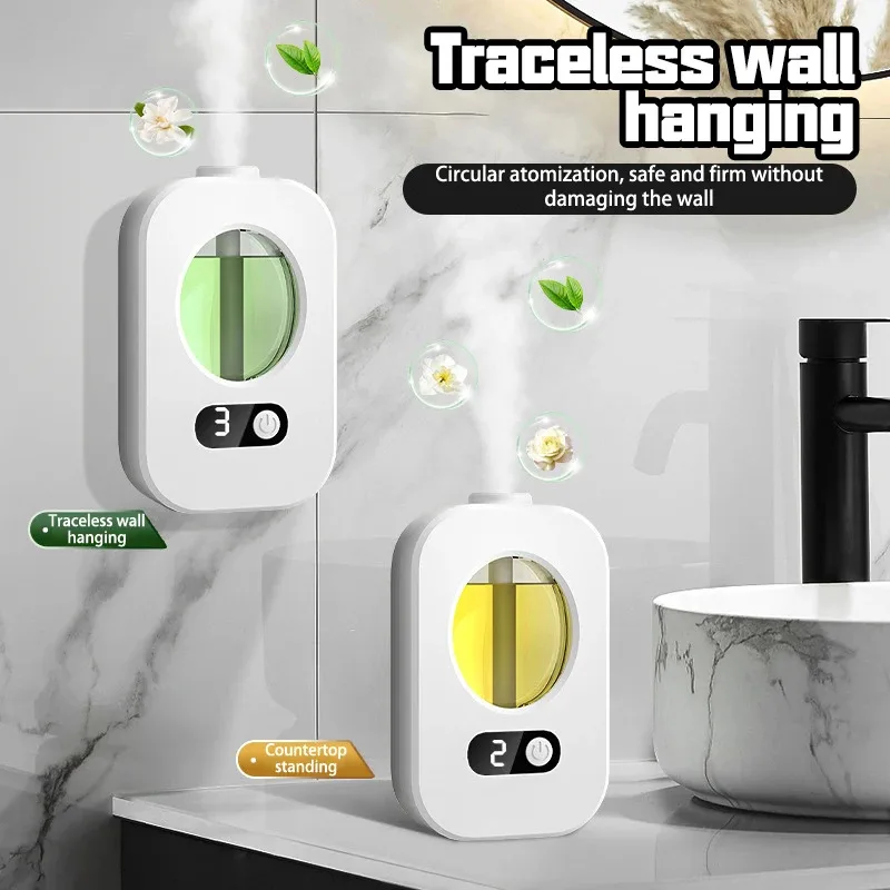 Diffusore automatico per aromaterapia, profumo d'aria, deodorante per WC, bagno, aroma, dispenser di olio essenziale, umidificatore
