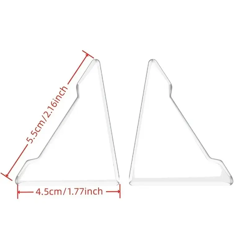 4 szt. Uniwersalne nakładki ochronne na narożniki drzwi samochodowych, przezroczyste silikonowe naklejki antykolizyjne, ochrona przed zarysowaniami, osłony na drzwi