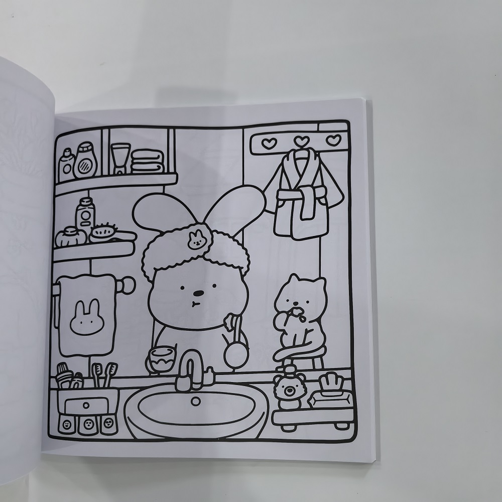 COSY FRIENDS: Malbuch für Erwachsene mit niedlichen, gemütlichen Alltagsaktivitäten zur Entspannung (gemütliche Räume zum Ausmalen)