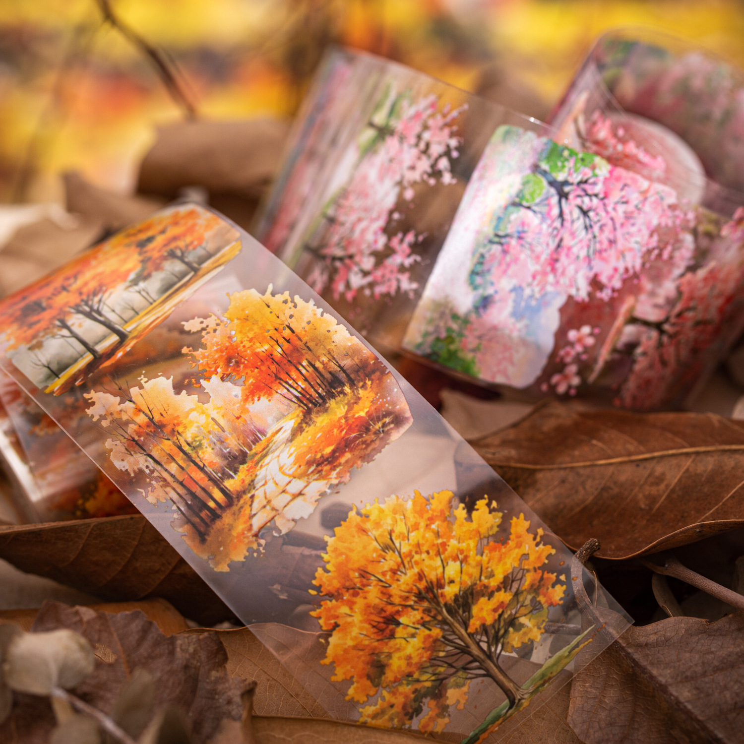 1pcs/1lot Decorative Adhesive tapes  Trees and forest systems Scrapbooking DIY Paper Scrapbooking Stickers