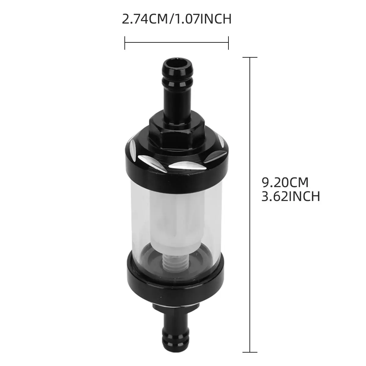 Filtro carburante universale per moto 8mm Motore in linea Carb CNC Benzina Filtro gas combustibile Filtri olio motore Accessori ATV fuoristrada