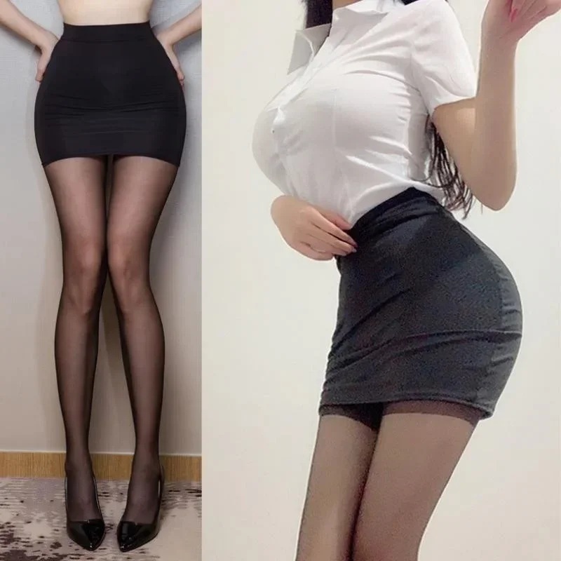 Minigonne a tubino aderenti bianche nere sexy casual a vita alta Minigonne attillate con avvolgimento sui fianchi per le donne Night Club Party Wear