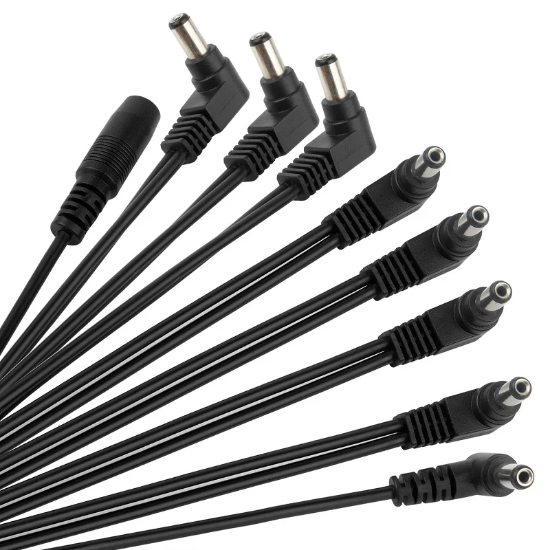 Hoa Cúc Dây Chuyền 1/3/5/6/8 Cách Đàn Guitar Hiệu Ứng Bàn Đạp Phụ Kiện Cáp Cấp Nguồn Cho 9V DC Adapter Cắm