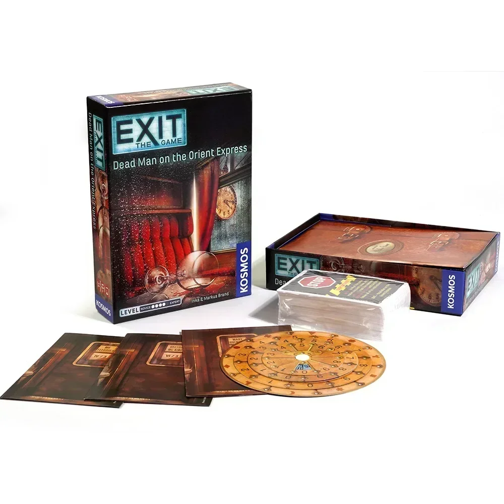 Jogos de tabuleiro Escape Room Orient Express e Cabine abandonada Natal Halloween presentes de ação de graças