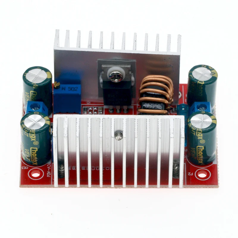 Fuente de alimentación de corriente constante, convertidor de aumento de 15A, CC de 400W, controlador LED de 8,5-50V a 10-60V, módulo de aumento de cargador de voltaje