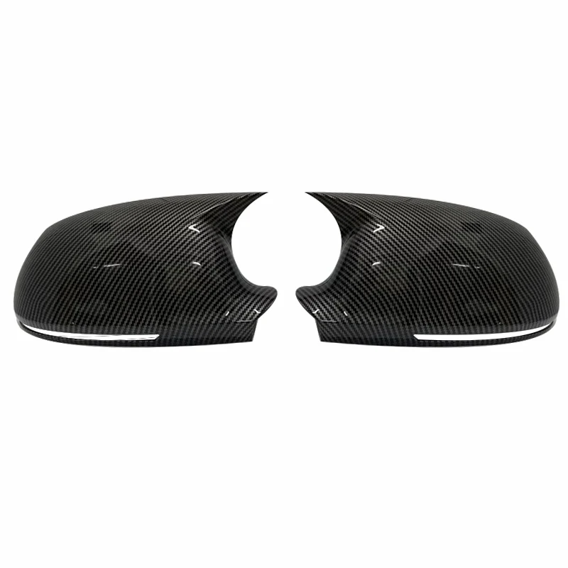 Pair Side Wing Mirror Cover for Audi A3 8P A4 A5 B8 B8.5 Q3 A6 C6 4F S6 Add On Side Rear View Mirror Cap Cover Car Accessories