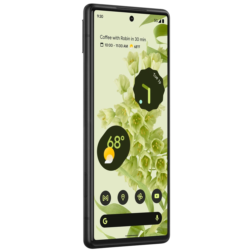 Google Pixel 6 5G 6.4 "8GB RAM 128GB 256GB ROM Google Tensor Octa Core ปลดล็อกโทรศัพท์มือถือต้นฉบับ Android pixel 6 โทรศัพท์