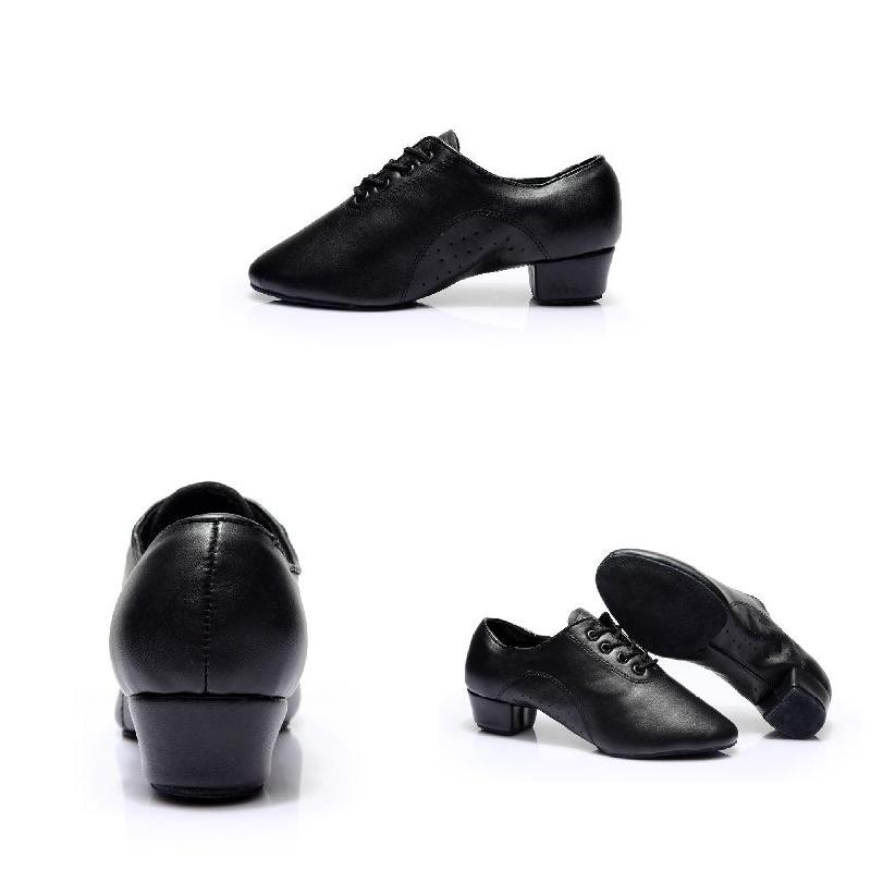 Jungen Männer Gesellschaft stanz schuhe einfarbige Herren schuhe mit Absätzen kleiner Junge/große Kinder/Männer tanzen Lederschuhe