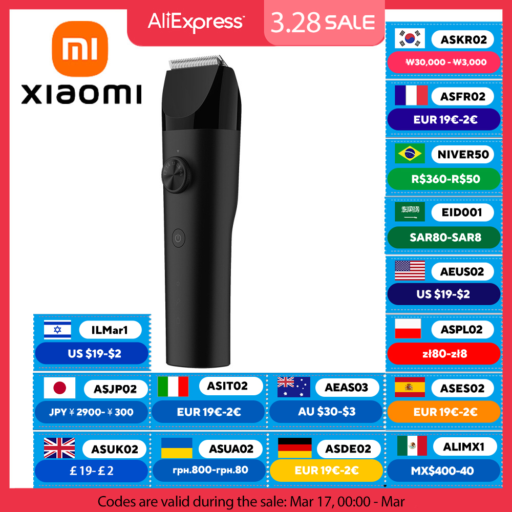 XIAOMI MIJIA-cortadora de pelo para hombres, cortadora de pelo IPX7, resistente al agua, profesional, inalámbrica, eléctrica, para cortar el pelo, peluquero