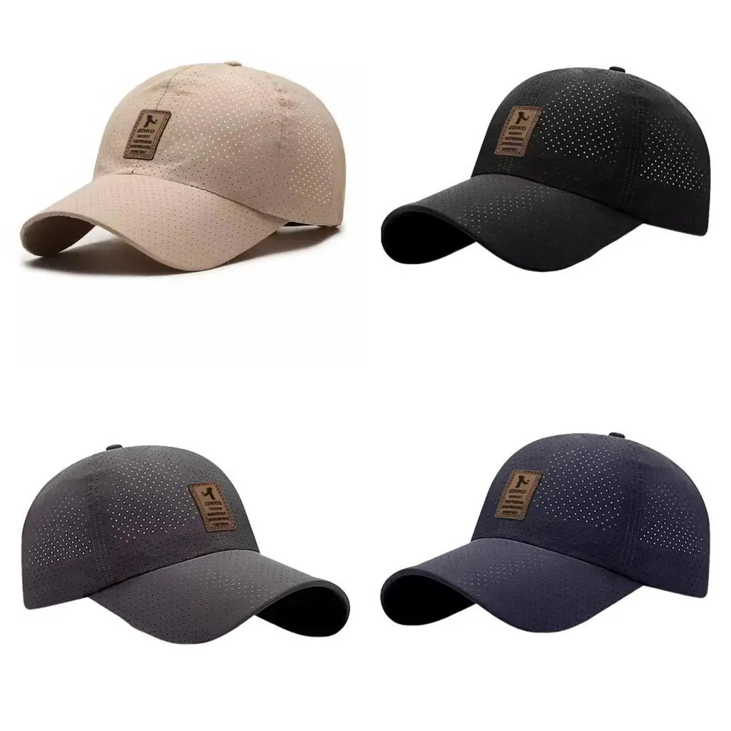 652F Topi pengeringan cepat bernapas untuk hadiah hiking memancing luar ruangan untuk keluarga