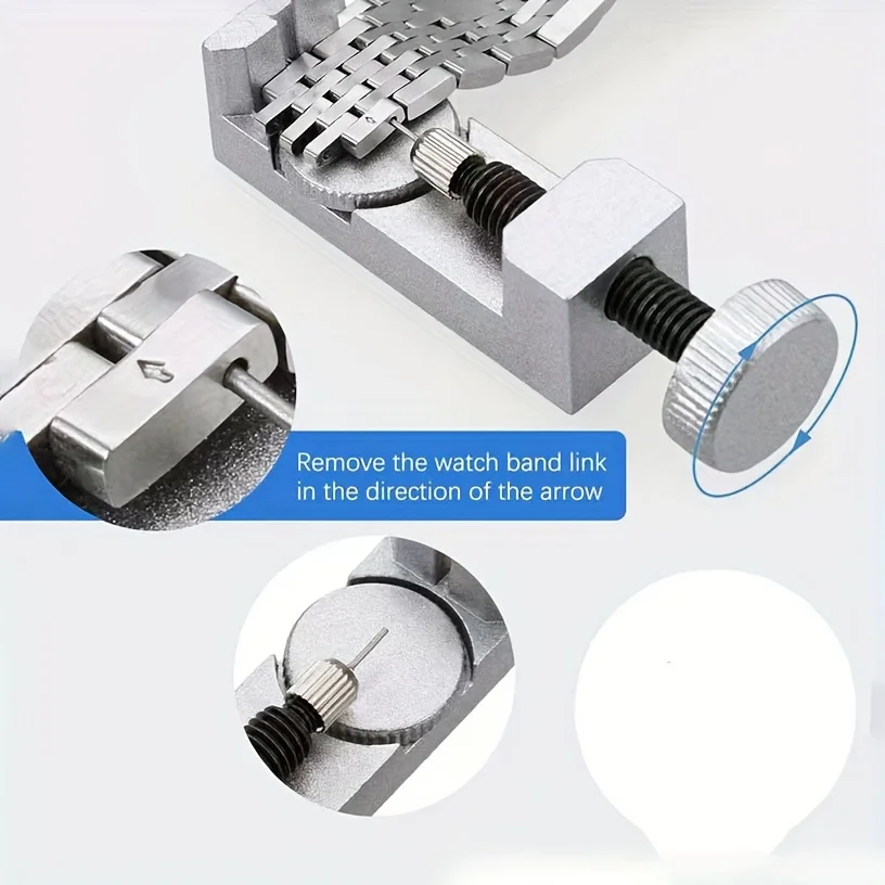 Herramienta de reloj ajustable para apple samsung Watch, Kit de removedor ajustable, herramienta de reparación de Pin de enlace de pulsera de correa