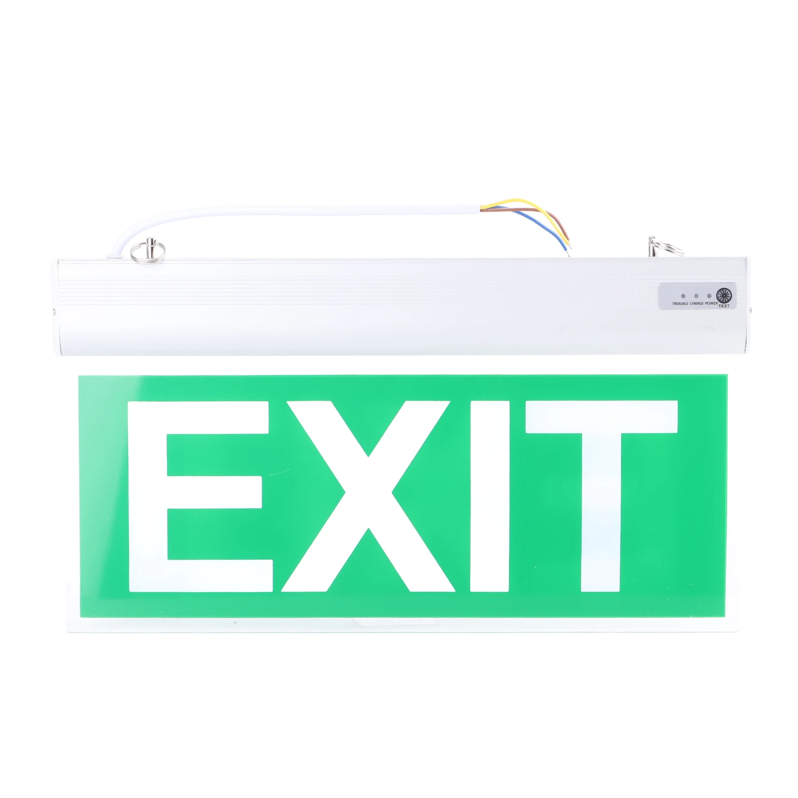 ZK40 110‑ Acrylic 3W 12 LEDs Emergency Exit Sign Light Safety Indicator Lamp