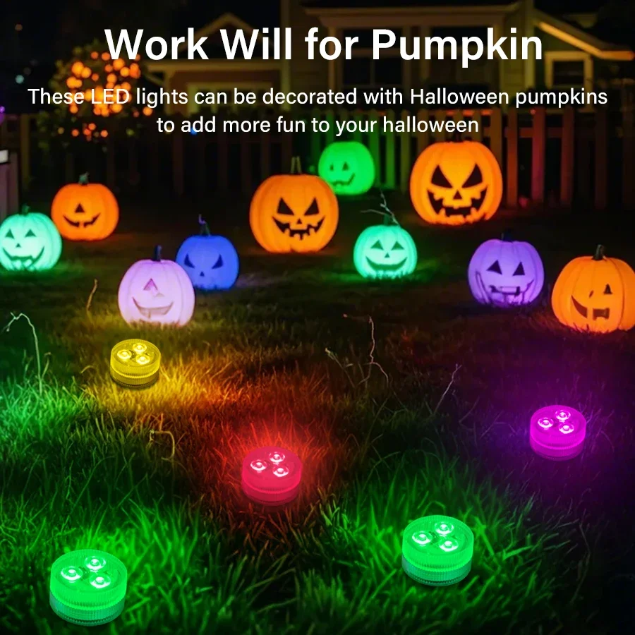 RGB LED Atmosphere Light 16 Colors Remote Control Cup Bottles Lamp Luminous props for Swimming Pool Fish Tank Vase Party Decor